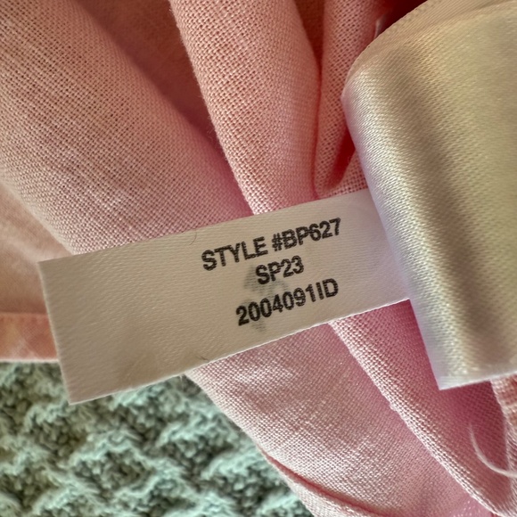 J.Crew Garment Dyed Chambray Shirt Womens 6 Pink Button Down Top BP627 - Picture 5 of 8